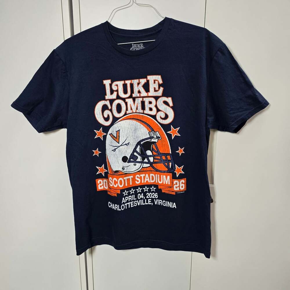 Luke Combs Scott Stadium Concert T-Shirt Navy